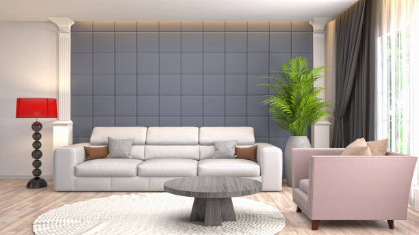 istock Interior living room. 3d illustration 943691496