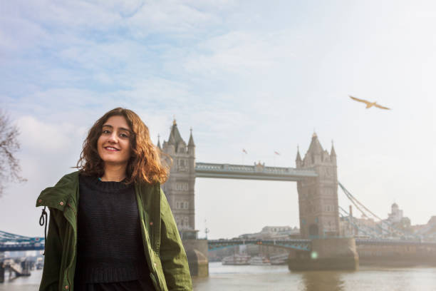 istock Real people portrait, Tower Bridge, London, UK 943697920