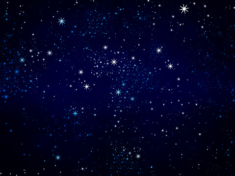 Stars background for different uses. High resolution texture created with Photoshop.