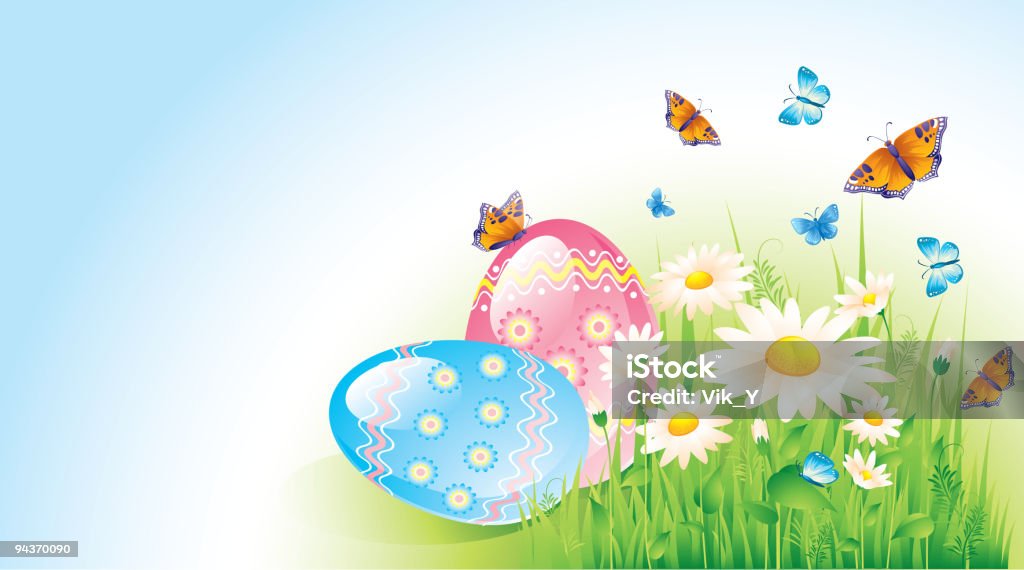 Happy Easter  Nature stock vector