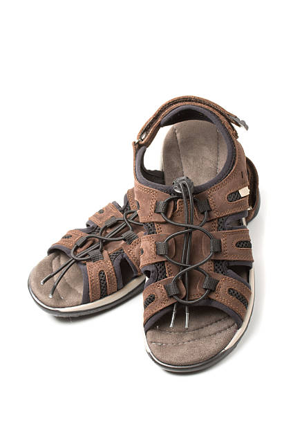 istock Pair of sport sandals isolated 94370301