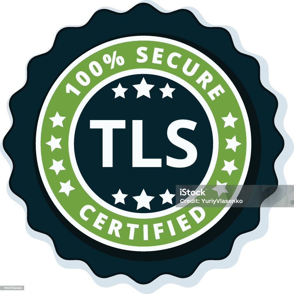 Tls Svg Tls 13 Certified Label Illustration Stock Illustration - Download Image ...