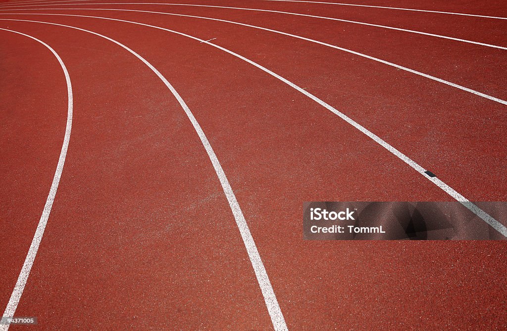 육상경기 curve - 로열티 프리 0명 스톡 사진