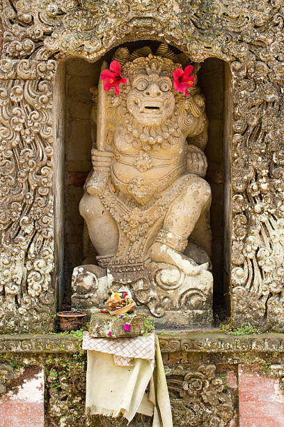 istock Statue of a god in Hindu temple 94371432