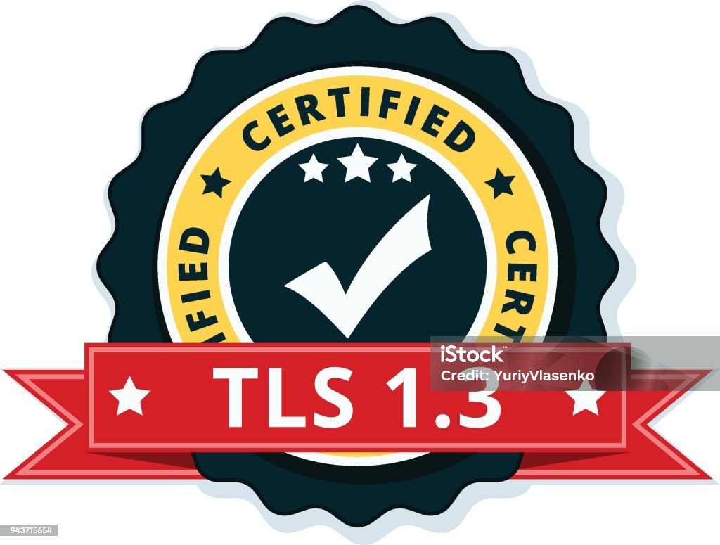 Tls Svg Tls 13 Certified Label Illustration Stock Illustration - Download Image ...