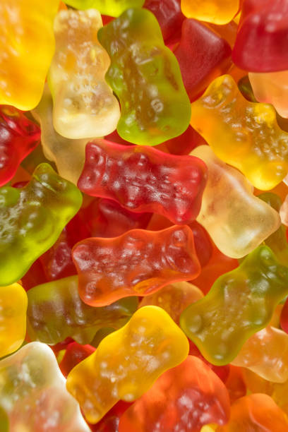 istock Colorful jelly babies / gummy bear candy sweets 943715978
