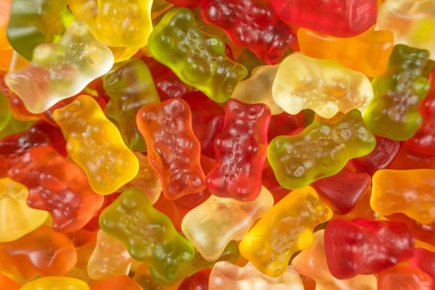istock Colorful jelly babies / gummy bear candy sweets 943715992
