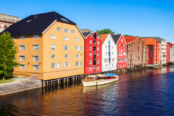 istock Colorful old houses, Trondheim 943718376