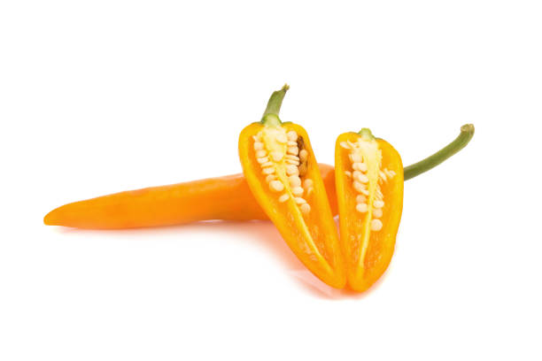istock yellow chili pepper isolated on white background 943718852
