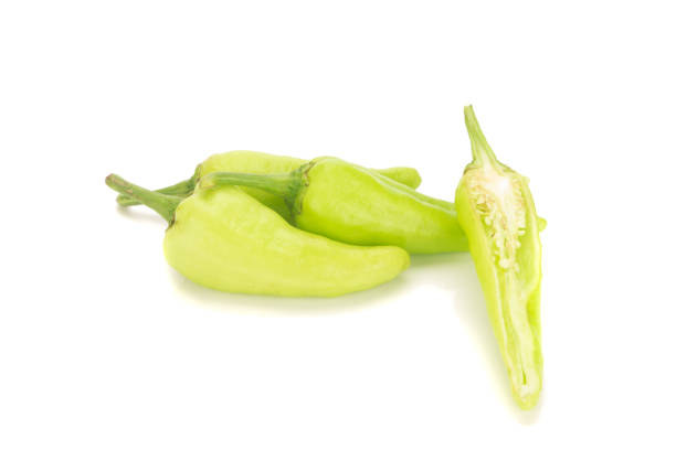 istock green chili peppers isolated on white background 943718958