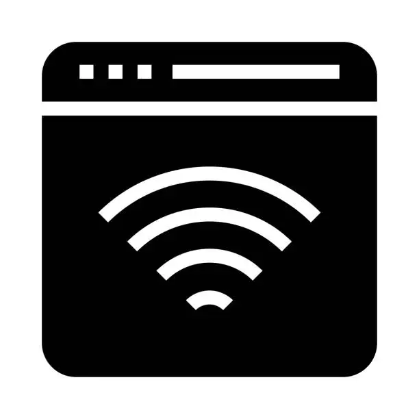 Vector illustration of wifi