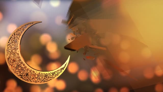 Ramadan kareem 3d animation background