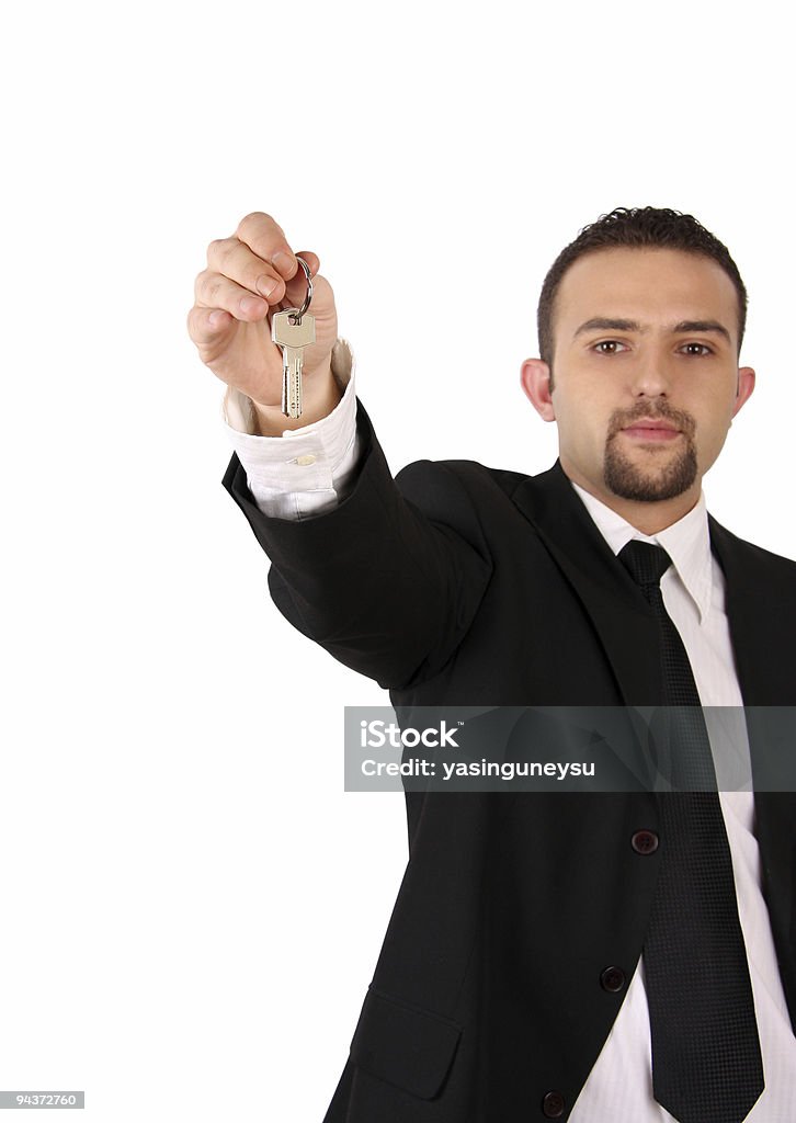 Dar las llaves de la serie - Foto de stock de Hombres libre de derechos