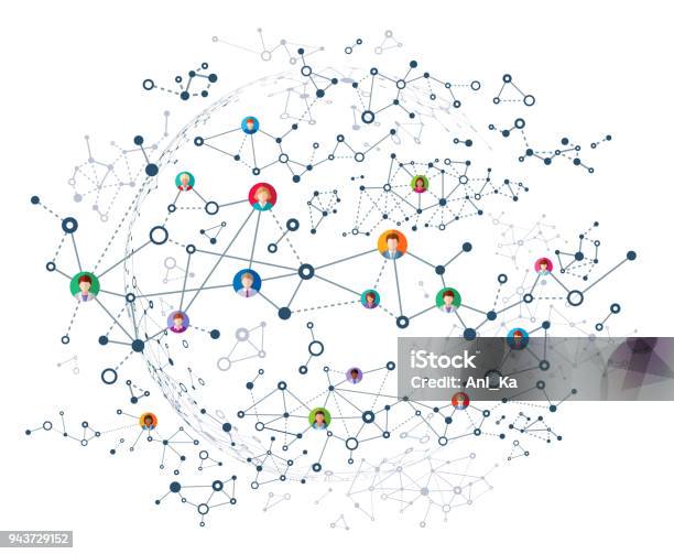 Abstract Definition Networking Abstract Network Stock Illustration - Download Image Now ...