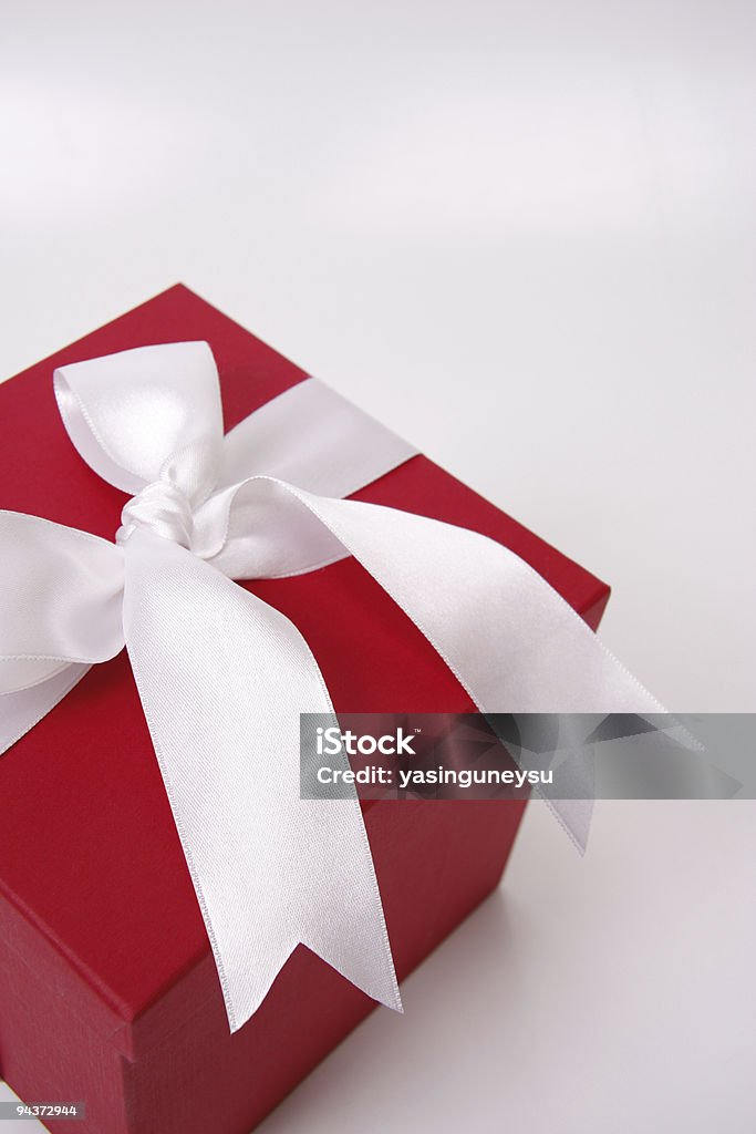 Rosso scatola regalo serie - Foto stock royalty-free di Anniversario