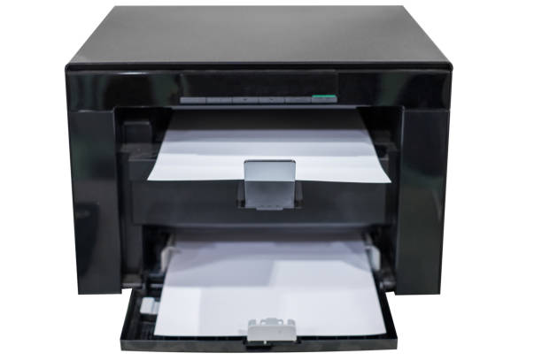 istock White paper in black laser printer toner 943730570