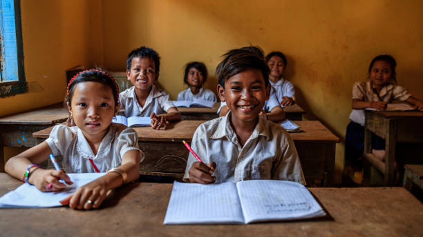 istock Cambodian school children during class, Tonle Sap, Cambodia 943732984