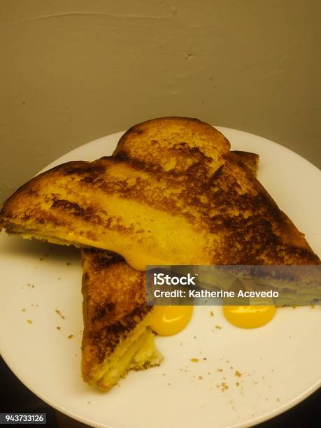 Grilled Cheese Stock Photo - Download Image Now - Cheese, Close-up, Comfort Food