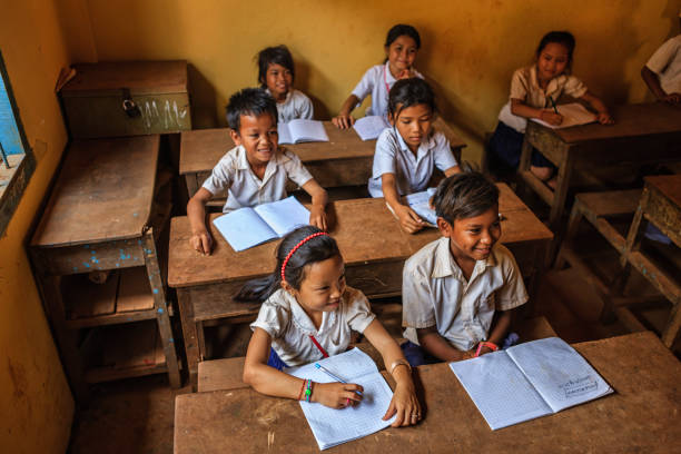 istock Cambodian school children during class, Tonle Sap, Cambodia 943733324