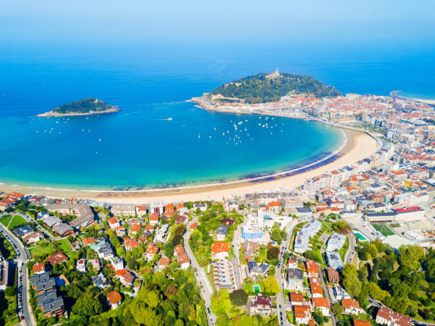 istock San Sebastian aerial panoramic view 943735802
