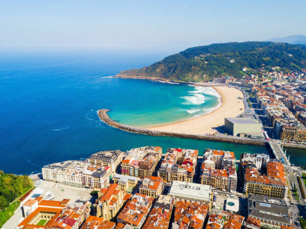 istock San Sebastian aerial panoramic view 943735808