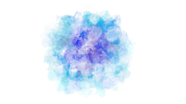 istock Background watercolor cool  tone - Artwork style watercolor - Illustration 943738926