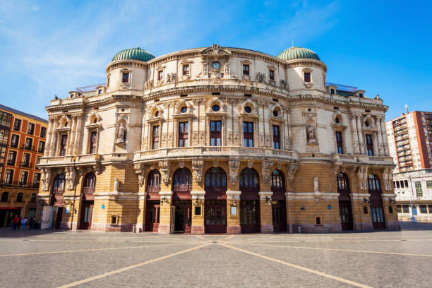 budynek teatru arriaga w bilbao - madrid built structure house spain zdjęcia i obrazy z banku zdjęć