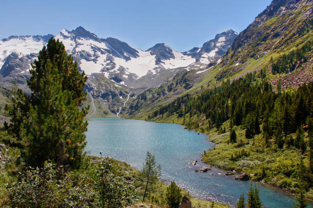 istock Landscape with beautiful mountain lake 943740406