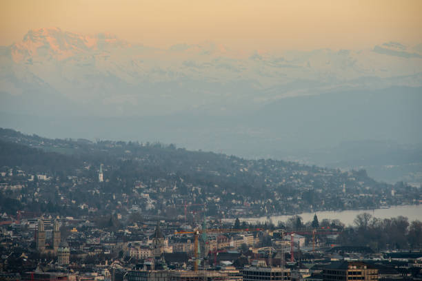 view from zürich waid view point