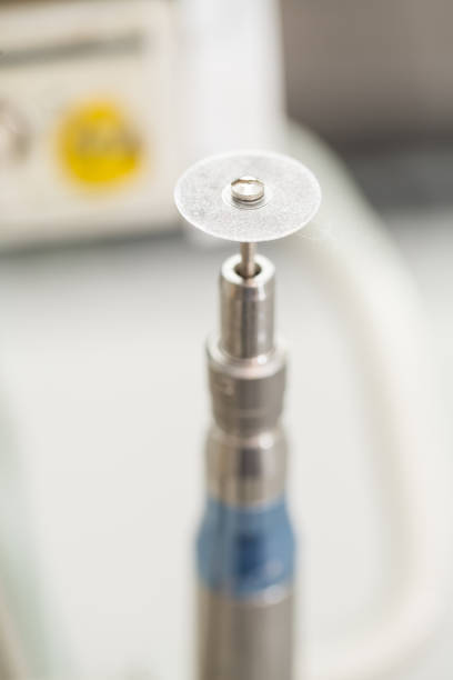 istock Low Speed Hand Piece in Dental Chair 943754030