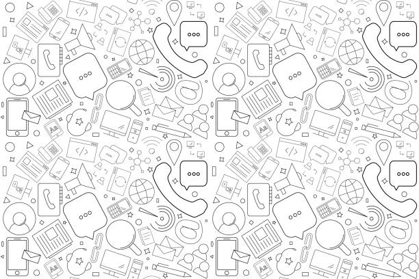 1,700+ Contact Us Background Stock Illustrations, Royalty-Free Vector ...