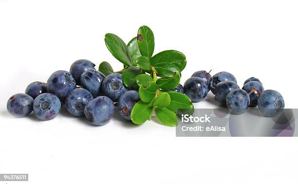Scattering Of Bilberries On White Background Stock Photo - Download Image Now - Assistance, Balance, Berry Fruit