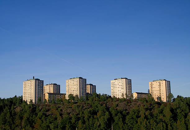 edifici residenziali - stockholm built structure house sweden foto e immagini stock