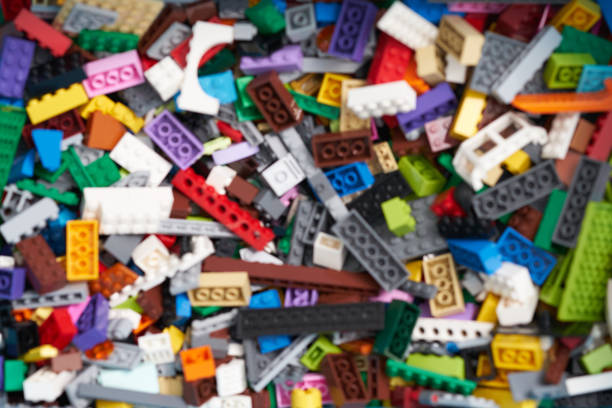 istock Blur photo of brick toy for playing assembly 943768864