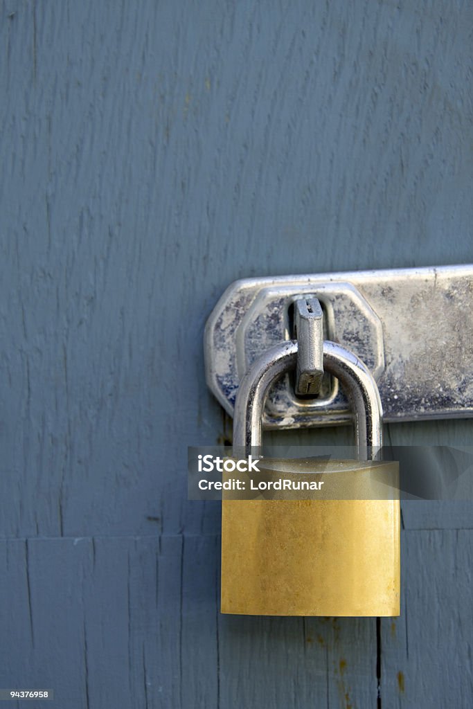 Lock and latch  Door Stock Photo