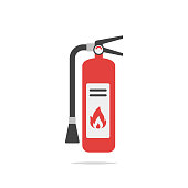 istock Fire extinguisher icon vector 943776434