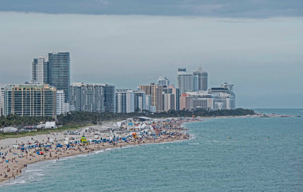 istock A distant view of Miami's skyscrapers and beaches. 943779714