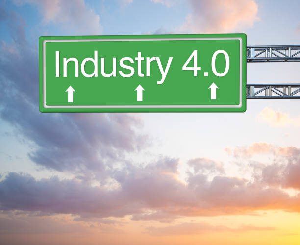 istock Industry 4.0 Road Sign 943779790