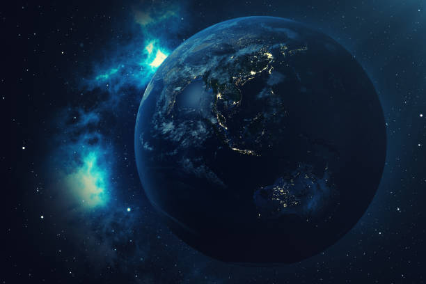 istock 3D Rendering World Globe from Space in a Star Field Showing Night Sky With Stars and Nebula. View of Earth From Space. Elements of this image furnished by NASA. 943787108