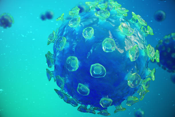 istock 3D illustration pathogenic viruses causing infection in host organism. Viral disease epidemic. Virus abstract background. Virus, bacteria, cell infected organism 943789682