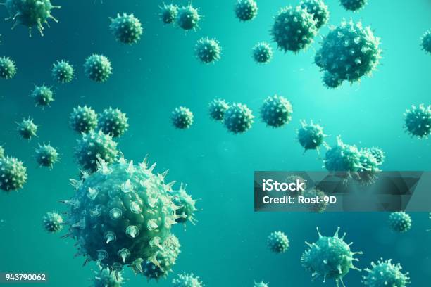 Viral Hepatitis Infection Causing Chronic Liver Disease Hepatitis Viruses Influenza Virus H1n1 Swine Flu Cell Infect Organism Virus Abstract Background 3d Illustration Stock Photo - Download Image Now