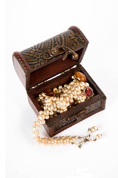 istock Treasure chest with jewelry 94379164