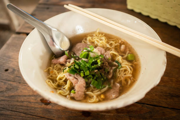 istock Thai-Chinese styled Noodle in the bowl 943792002