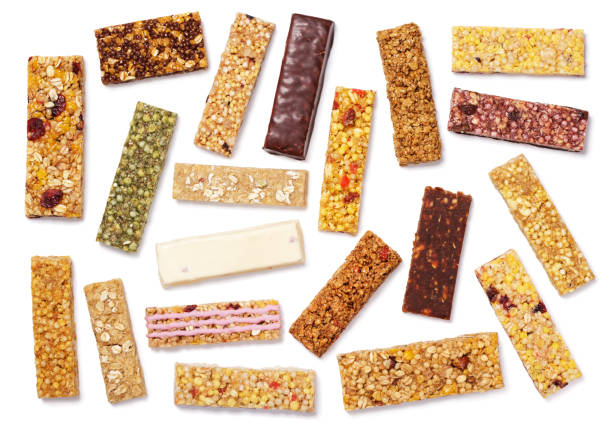 istock set of granola bars (muesli or cereal bar) isolated on white 943807074