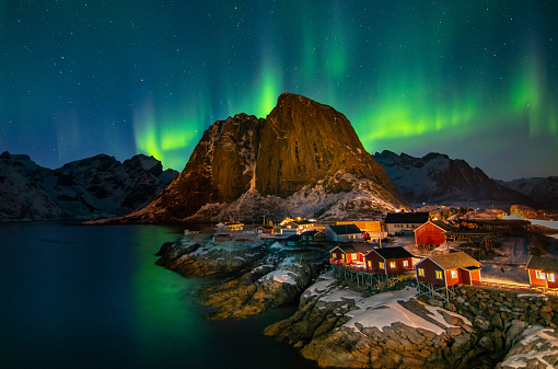 Aurora de Lofoten, Noruega photo