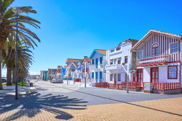 istock Ttraditional houses in Costa Nova, Aveiro 943808456