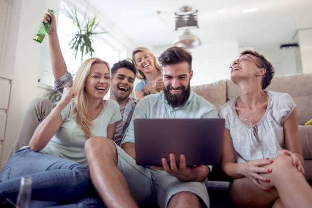 istock Group of friends enjoying time together 943811346