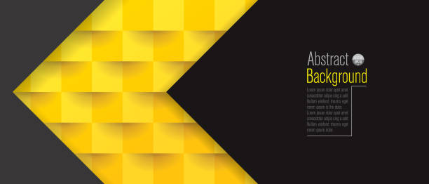 Yellow and black abstract background vector. Vector illustration was made in eps 10 with gradients and transparency. yellow background stock illustrations
