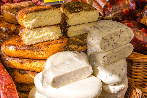 istock Traditional polish cheese at easter fair in Krakow (Poland) 943830726
