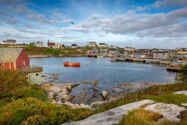 Afternoon Clouds in Peggy's Cove